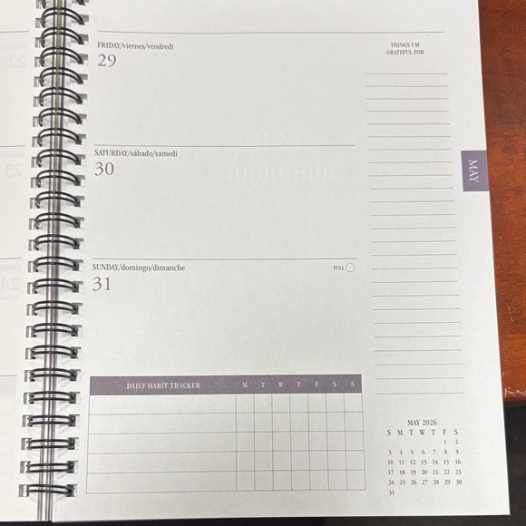 NWT 2026 Weekly Planner “You Did Not Wake Up Today To Be Mediocre” W/ Stickers - Picture 4 of 7